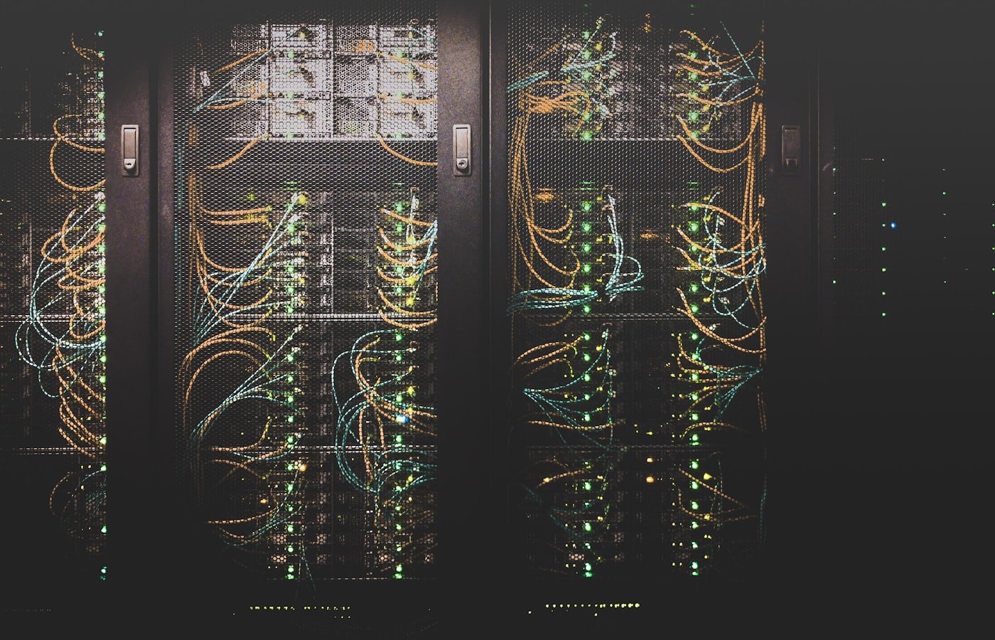 Abstract network connections representing API integrations