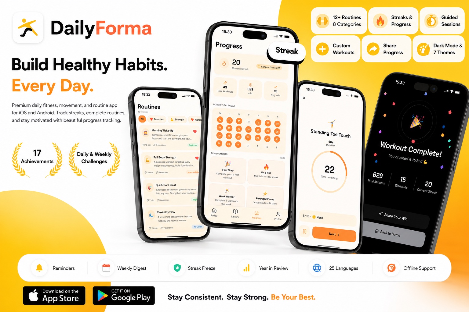DailyForma screenshot