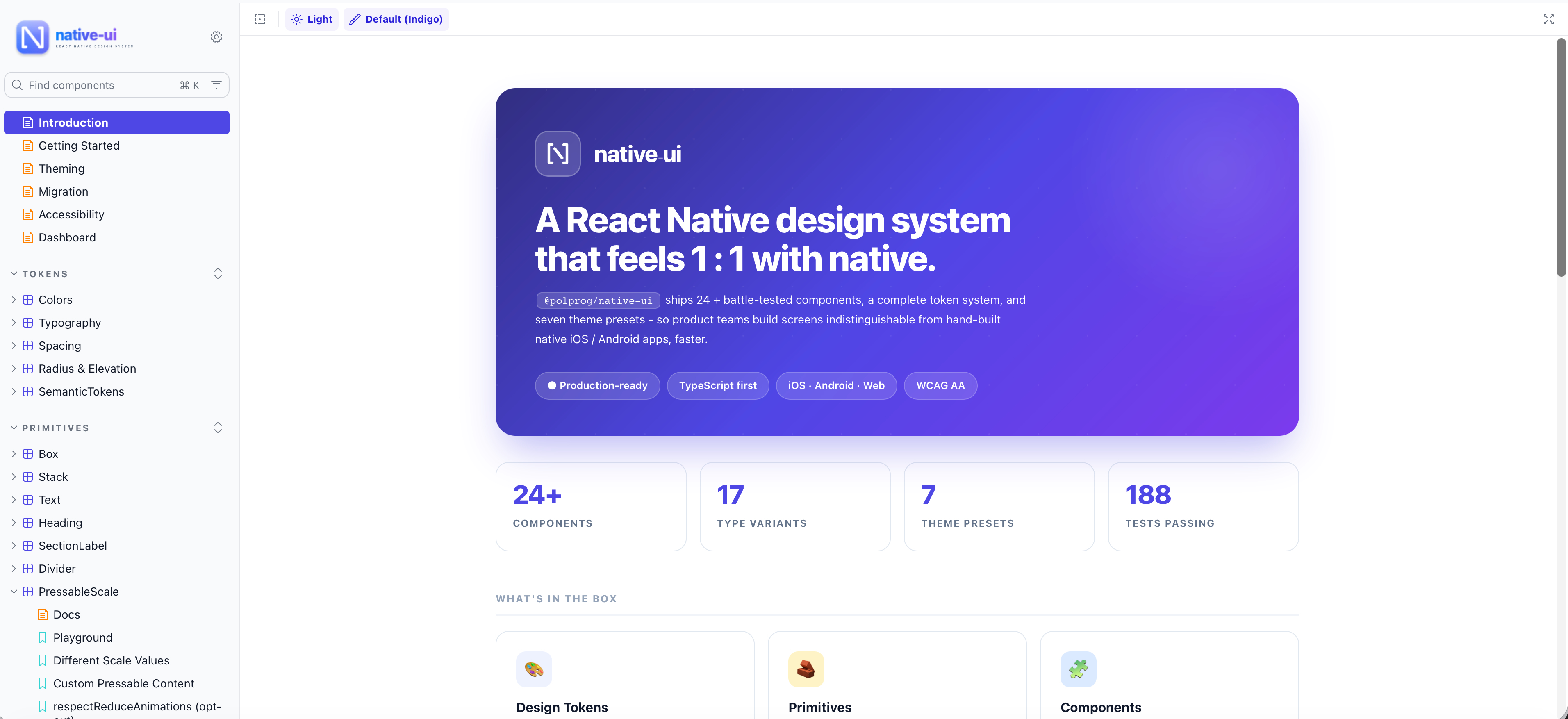 Native-UI 1.0 - React Native design system