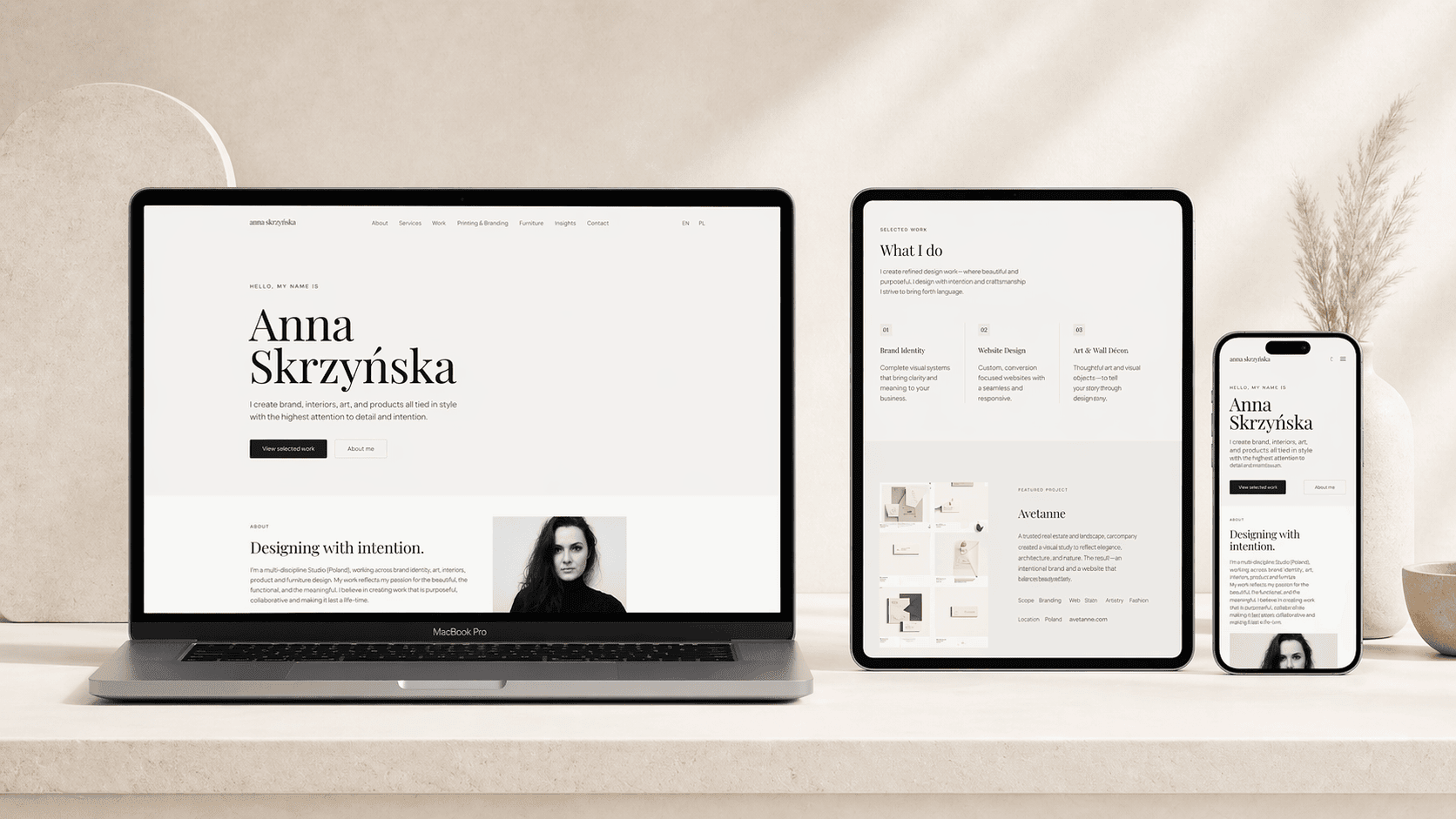 anna-skrzynska.pl - Anna Skrzyńska portfolio