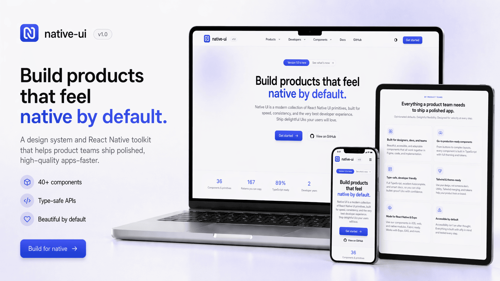 native-ui.com - the official site for the Native-UI design system