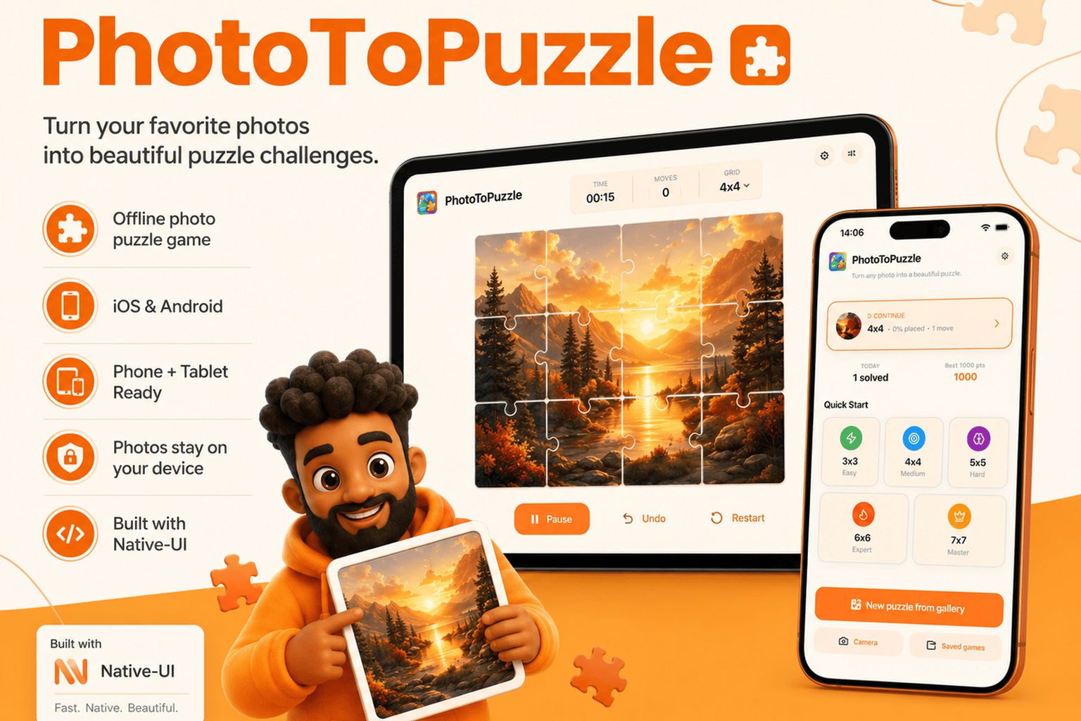 PhotoToPuzzle screenshot